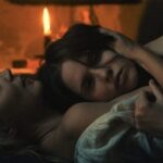 Virginie Efira and Daphne Patakia in a still from Benedetta.